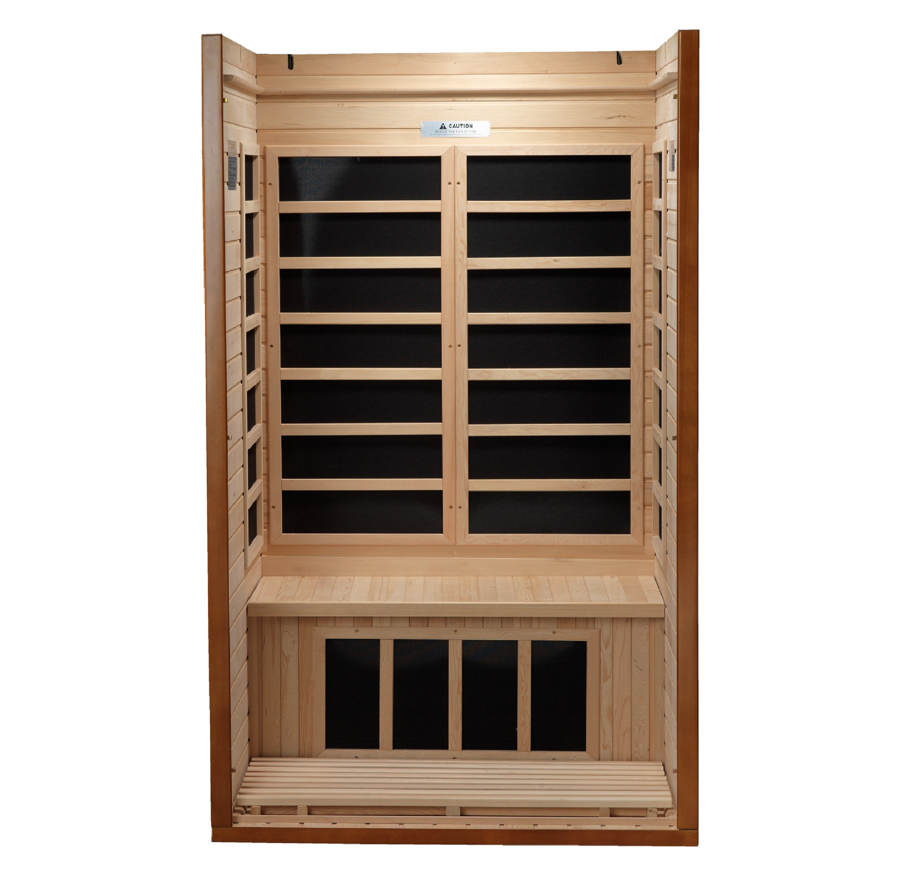 Dynamic "Barcelona Elite" FAR Infrared Sauna Ultra Low EMF with Hemlock Wood DYN-6106-01 ELITE