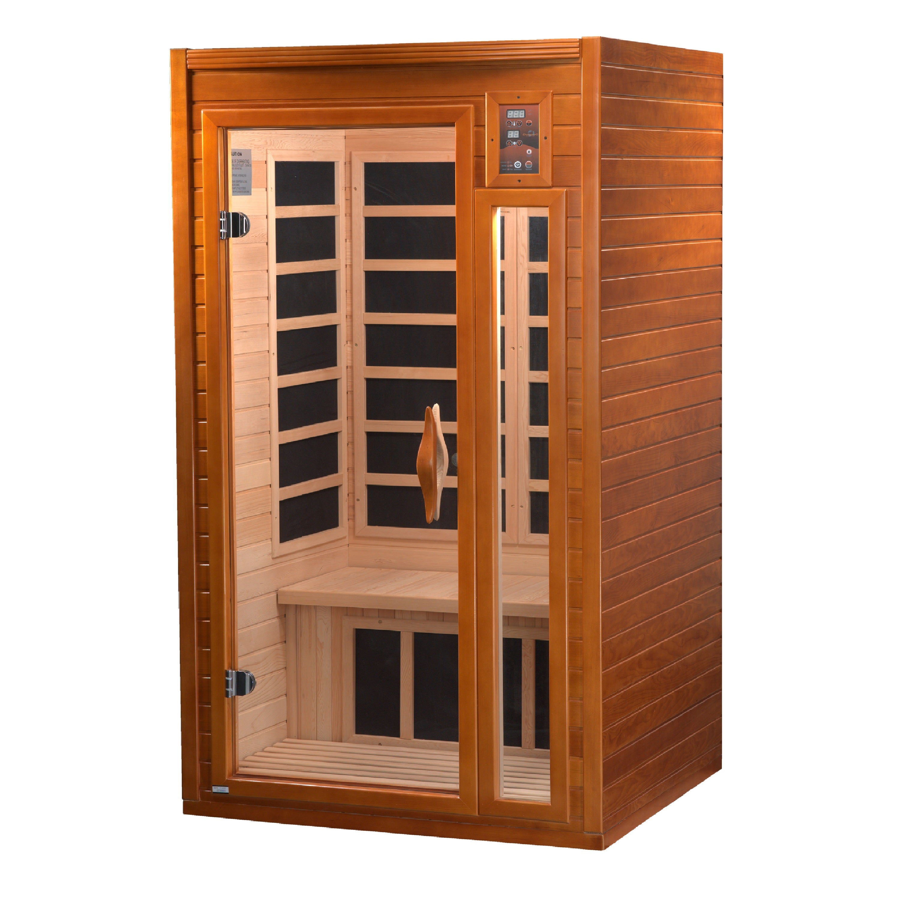 Dynamic "Barcelona Elite" FAR Infrared Sauna Ultra Low EMF with Hemlock Wood DYN-6106-01 ELITE