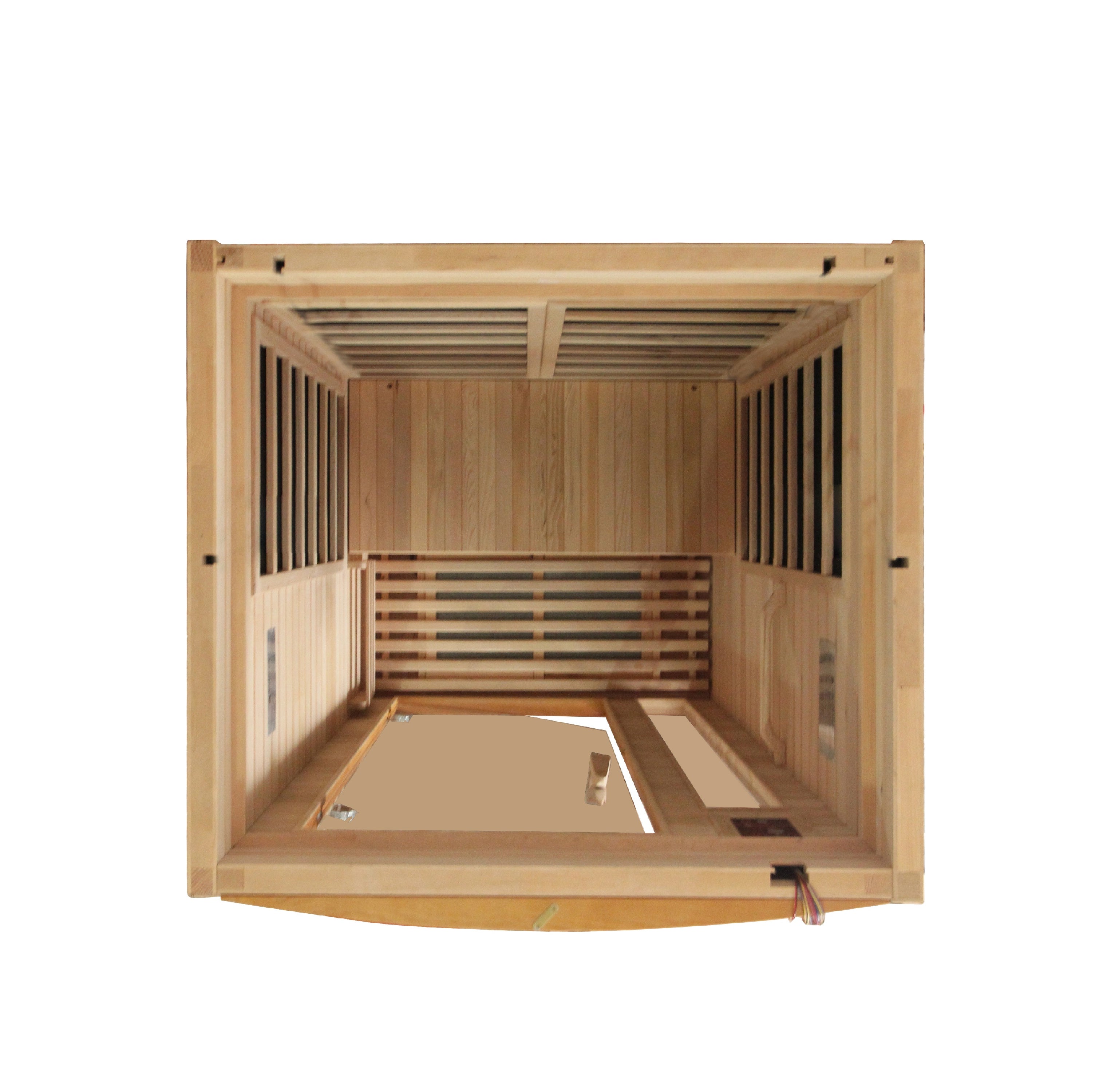 Dynamic "Barcelona Elite" FAR Infrared Sauna Ultra Low EMF with Hemlock Wood DYN-6106-01 ELITE