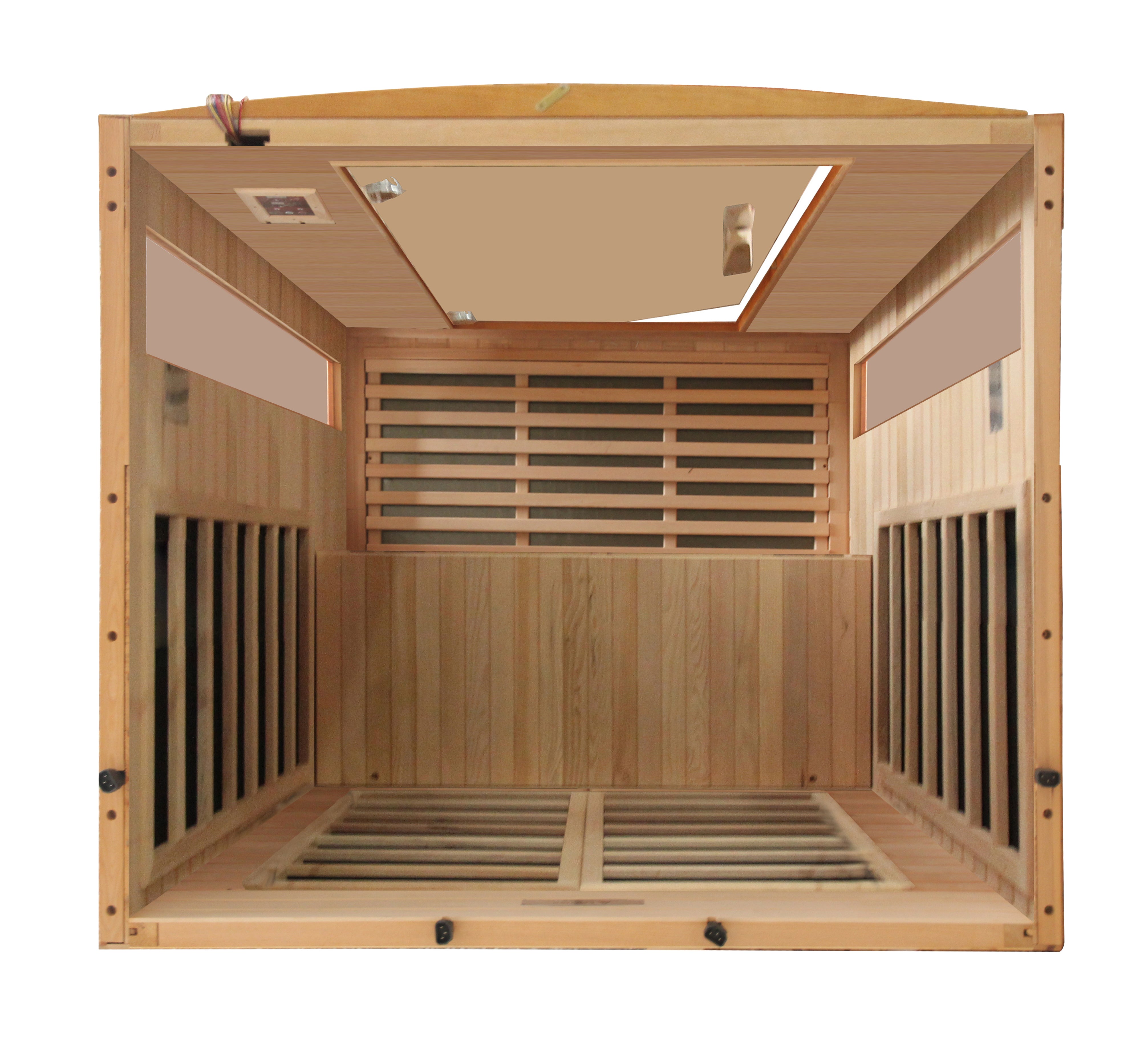 Dynamic "Versailles" FAR Infrared Sauna Low EMF with Canadian Hemlock DYN-6202-03