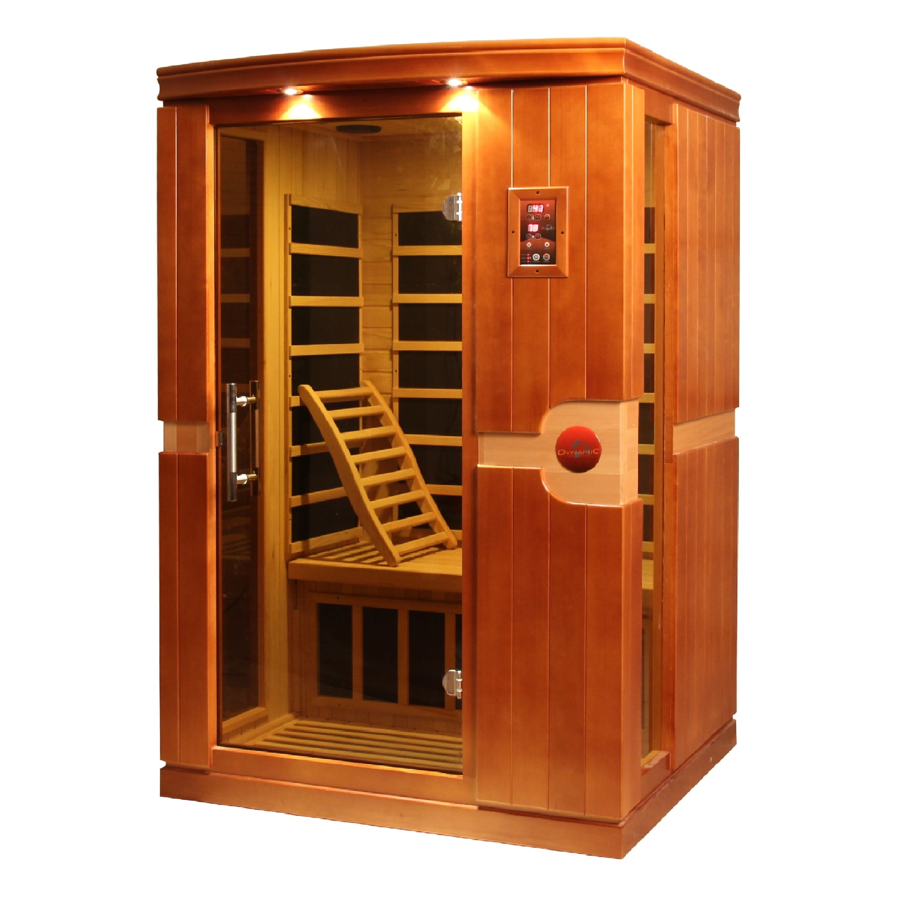Dynamic "Venice Elite" FAR Infrared Sauna Ultra Low EMF with Hemlock Wood DYN-6210-01 ELITE