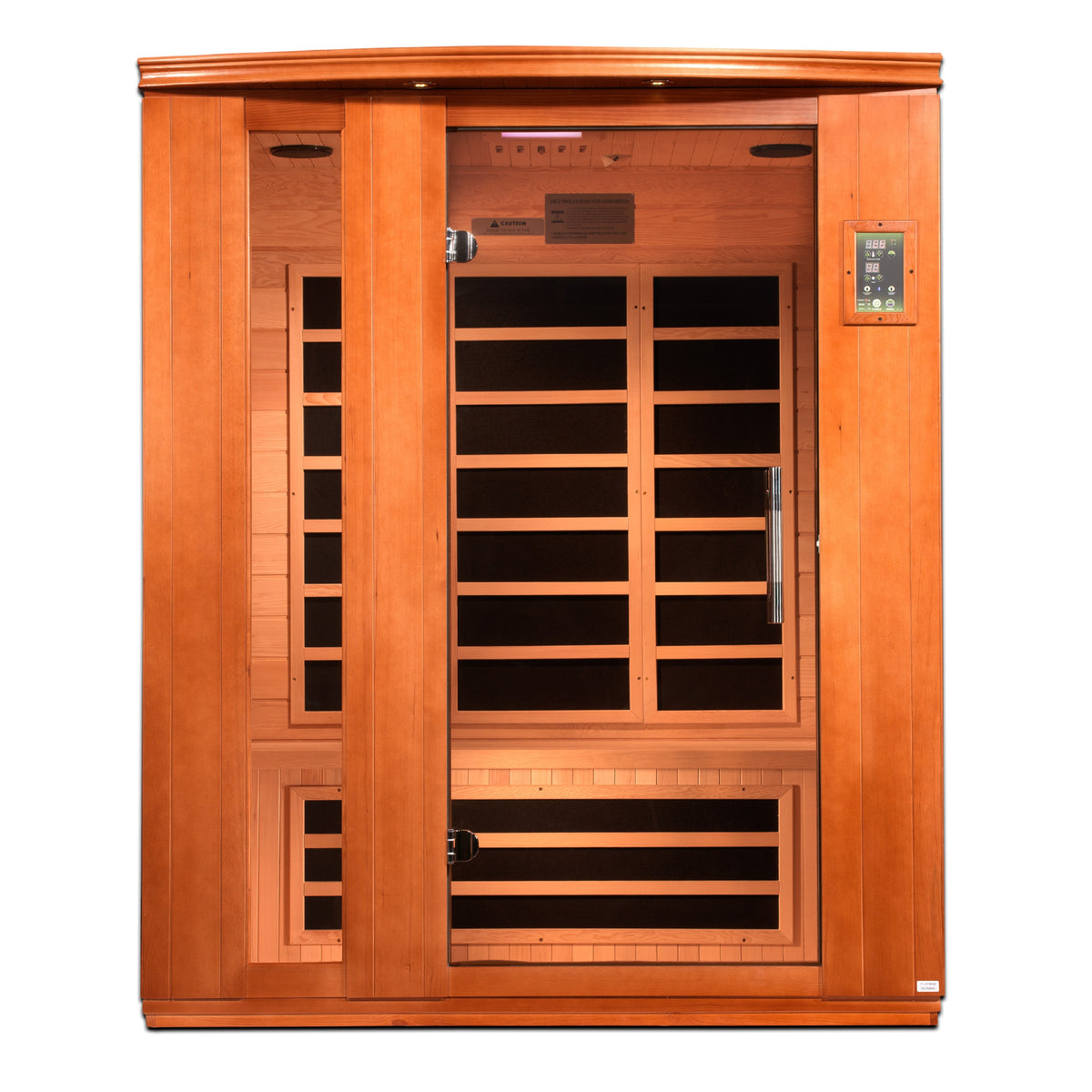 Dynamic Ultra Low EMF Infrared Sauna | 3 Person | Canadian Hemlock