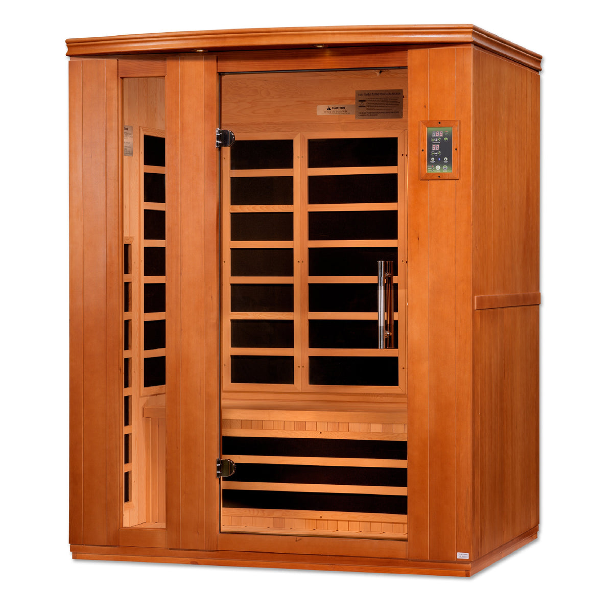 Dynamic Ultra Low EMF Infrared Sauna | 3 Person | Canadian Hemlock
