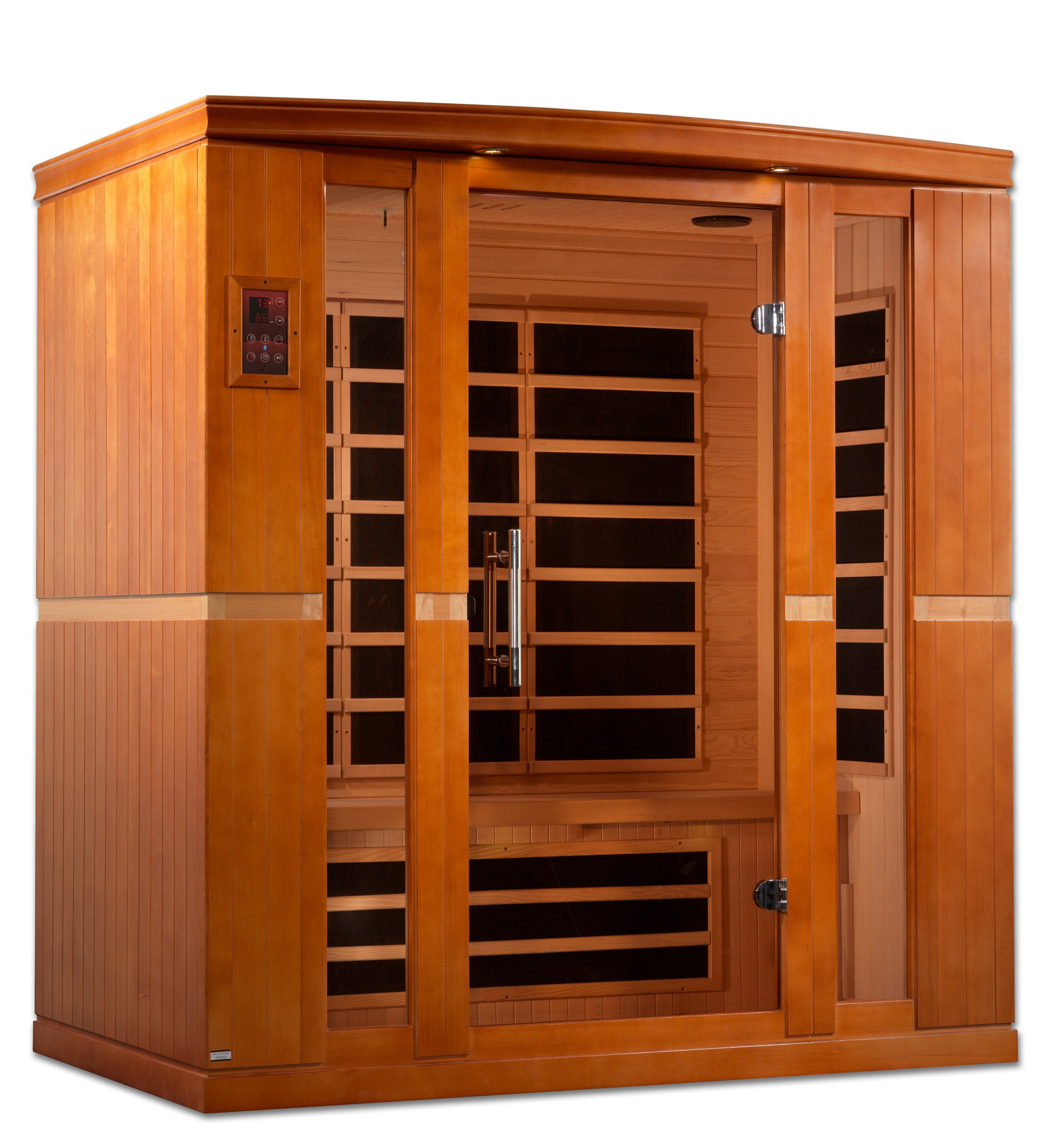 Dynamic "Bergamo Elite" Infrared Sauna Ultra Low EMF with Canadian Hemlock DYN-6440-01 ELITE