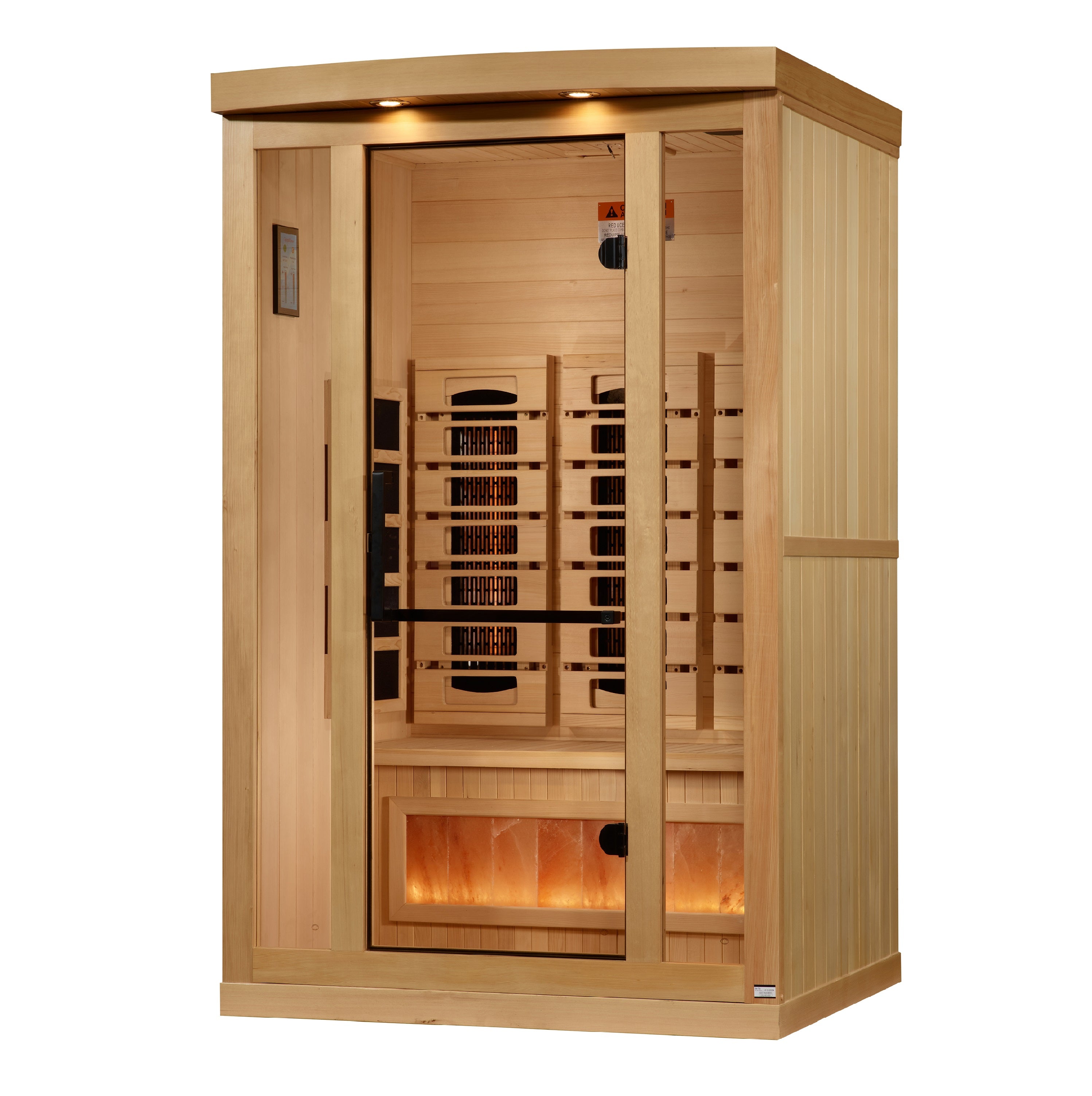 Full Spectrum "Reserve Edition" Infrared Sauna Near Zero EMF with Himalayan Salt Bar (2025 model) GDI-8020-03