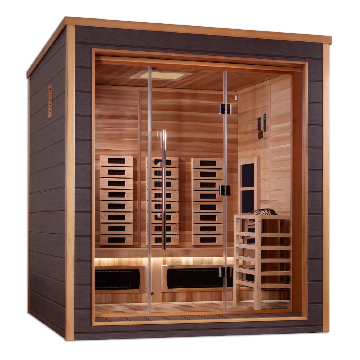 3-Person Outdoor Full Spectrum IR Sauna GDI-8223-01