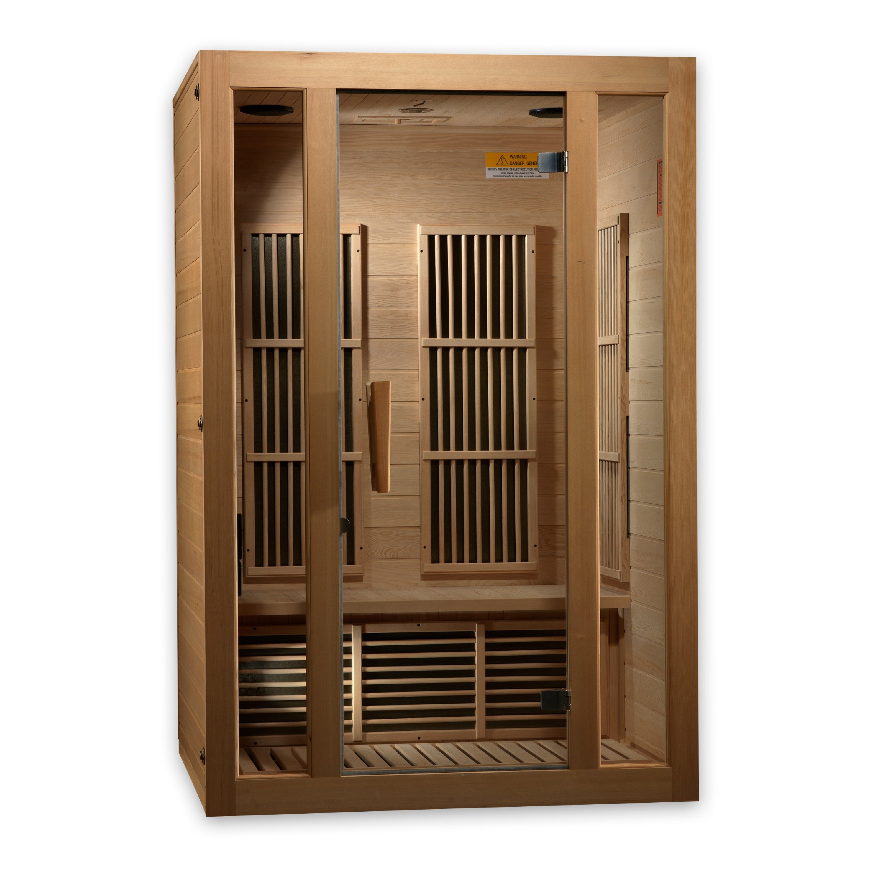 Maxxus "Seattle" FAR Infrared Sauna Low EMF with Hemlock Wood MX-J206-01