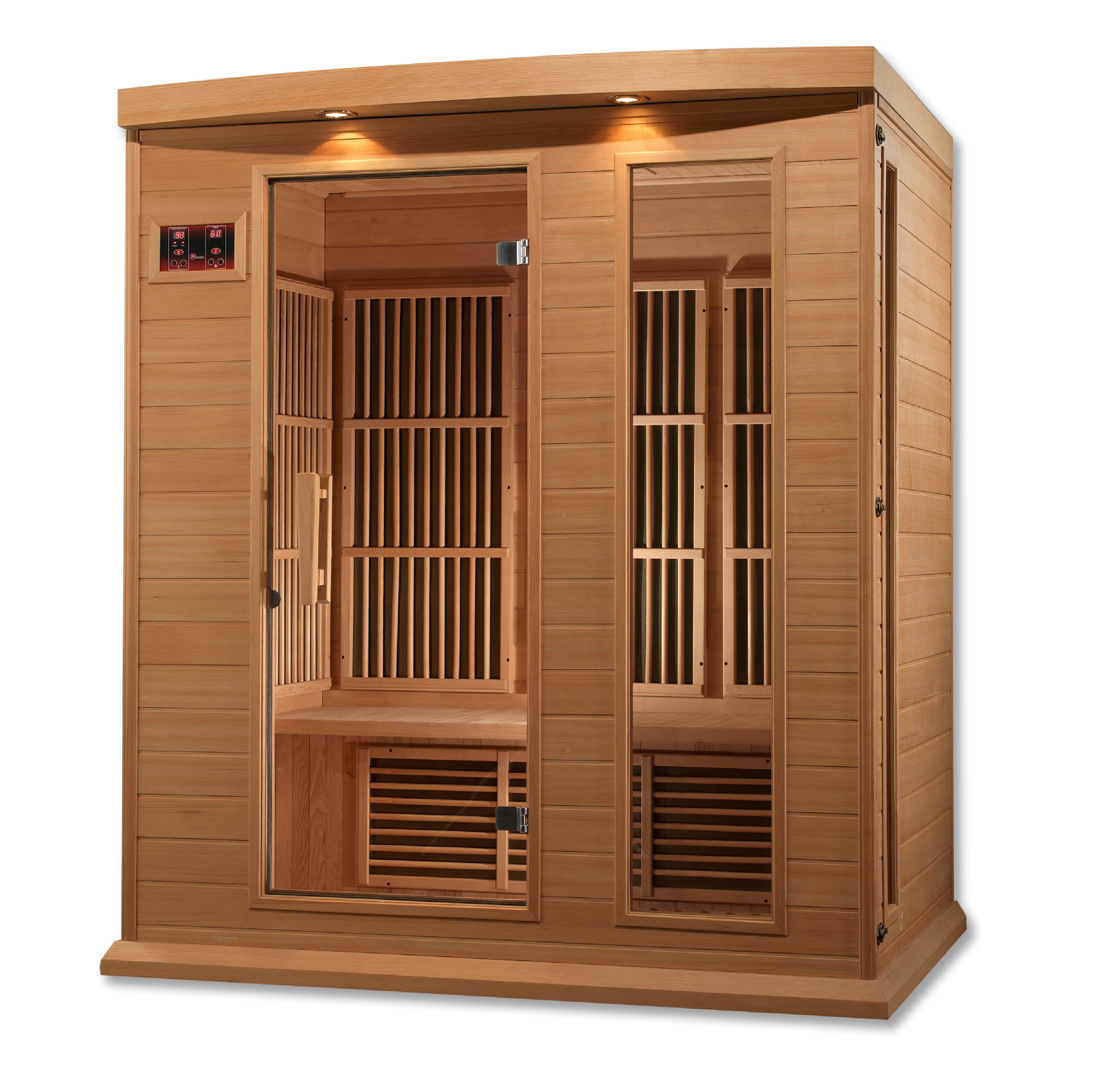 Maxxus FAR Infrared Sauna Low EMF with Hemlock Wood MX-K306-01