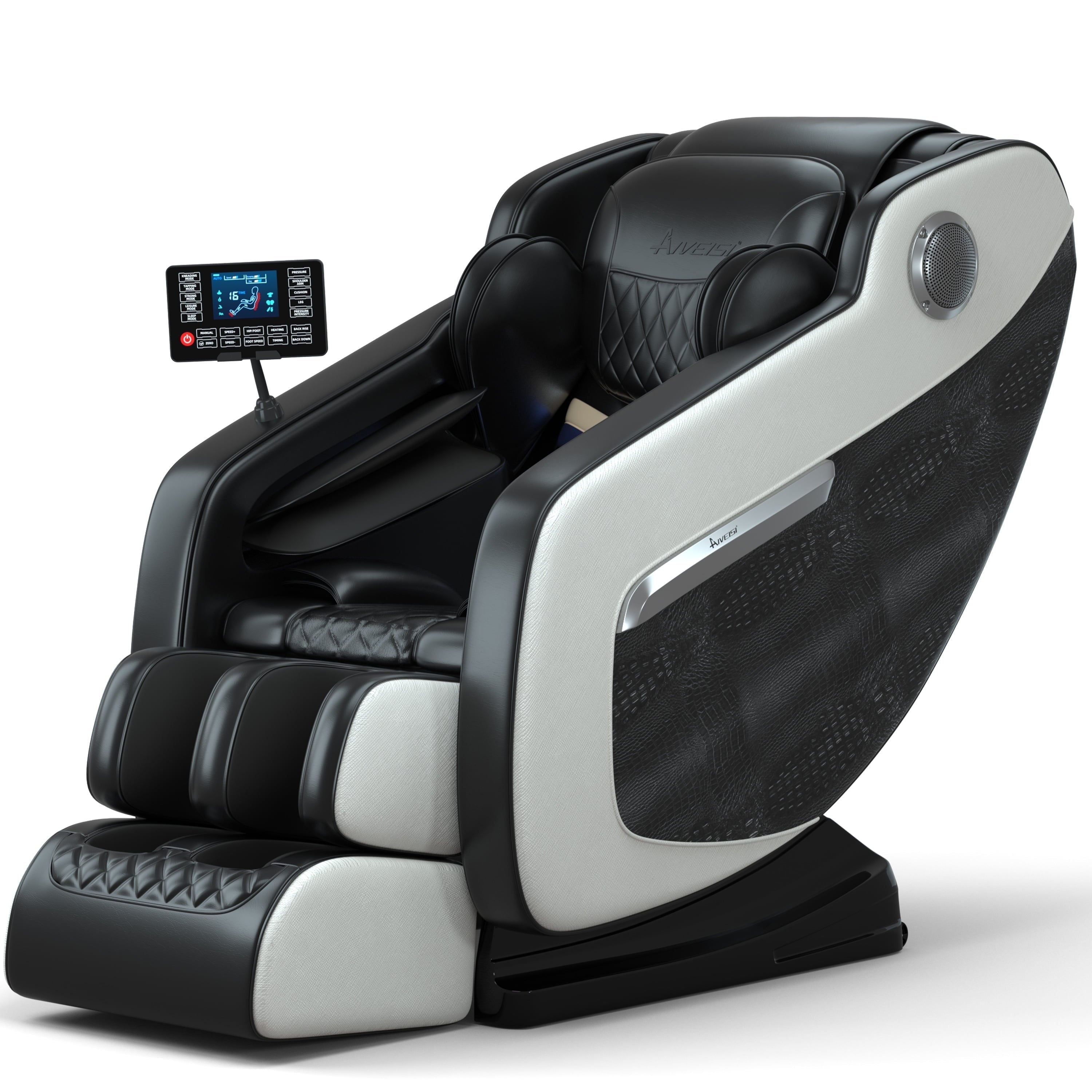 Shiatsu Massage Chair with Zero Gravity Recline, Full Body Air Compression, Heat Therapy, and Extendable Footrest - for Home/Office, Ideal Gift for Relaxation