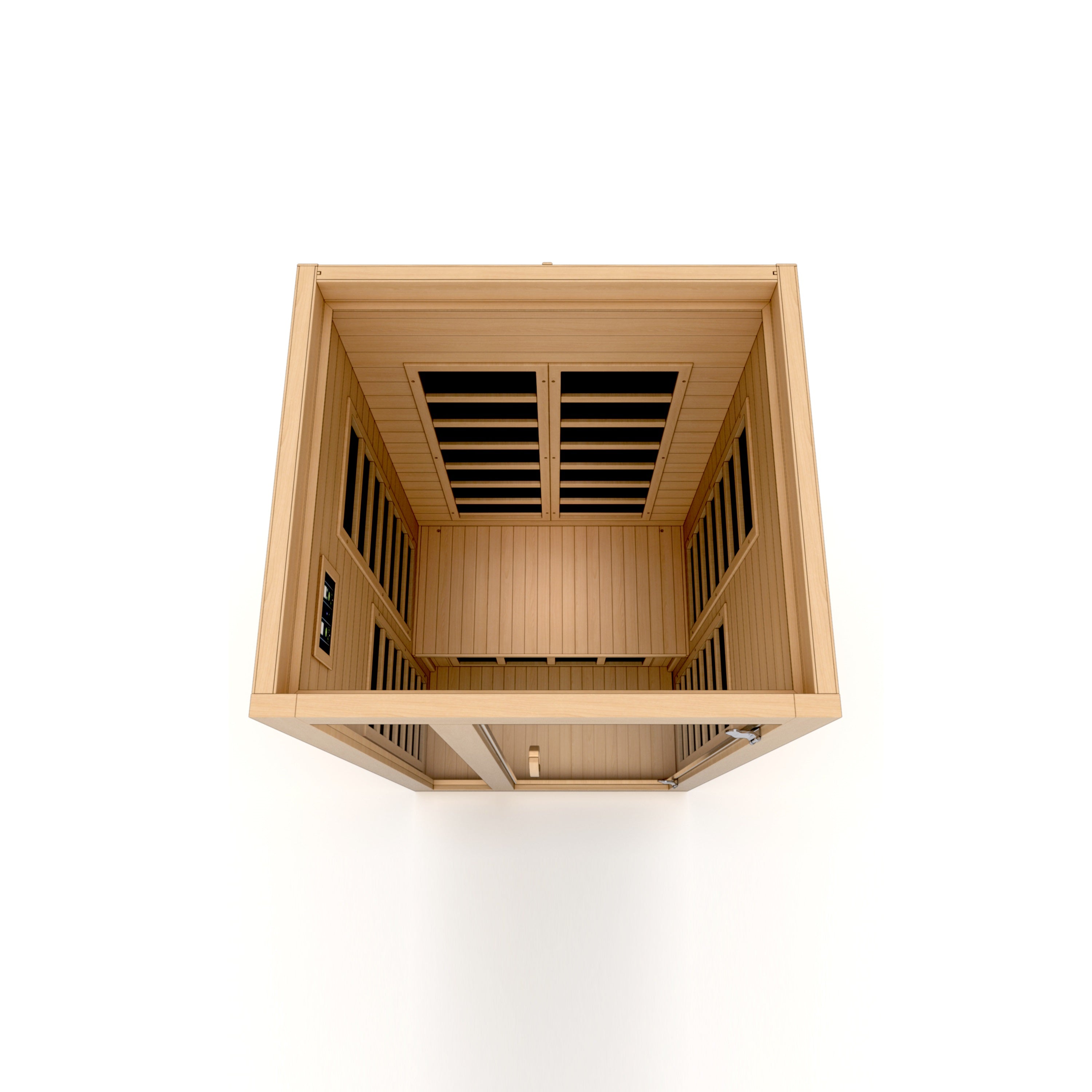 Dynamic "Gracia" Infrared Sauna Low EMF with Hemlock Wood