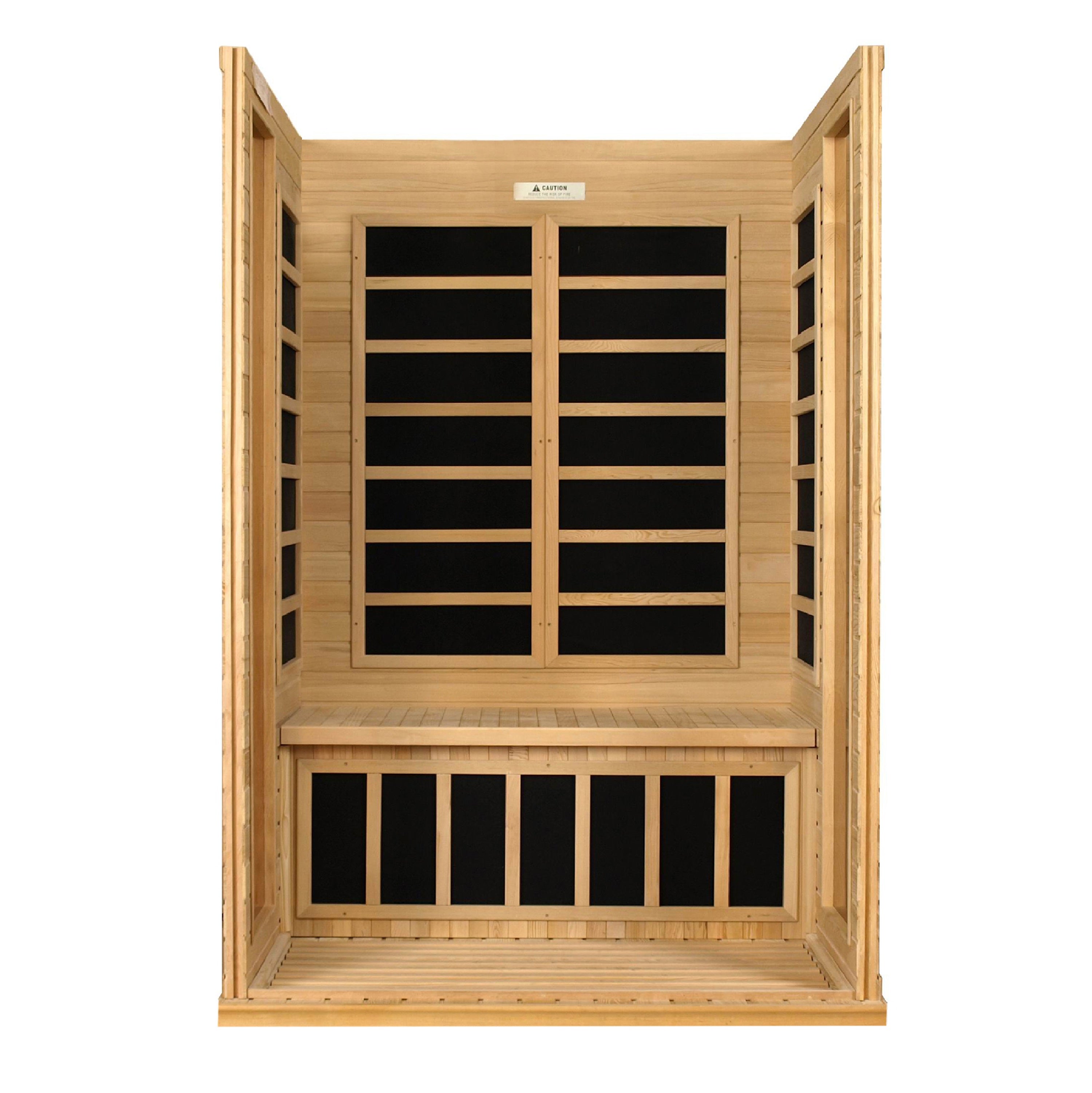 Dynamic "Versailles" FAR Infrared Sauna Low EMF with Canadian Hemlock DYN-6202-03