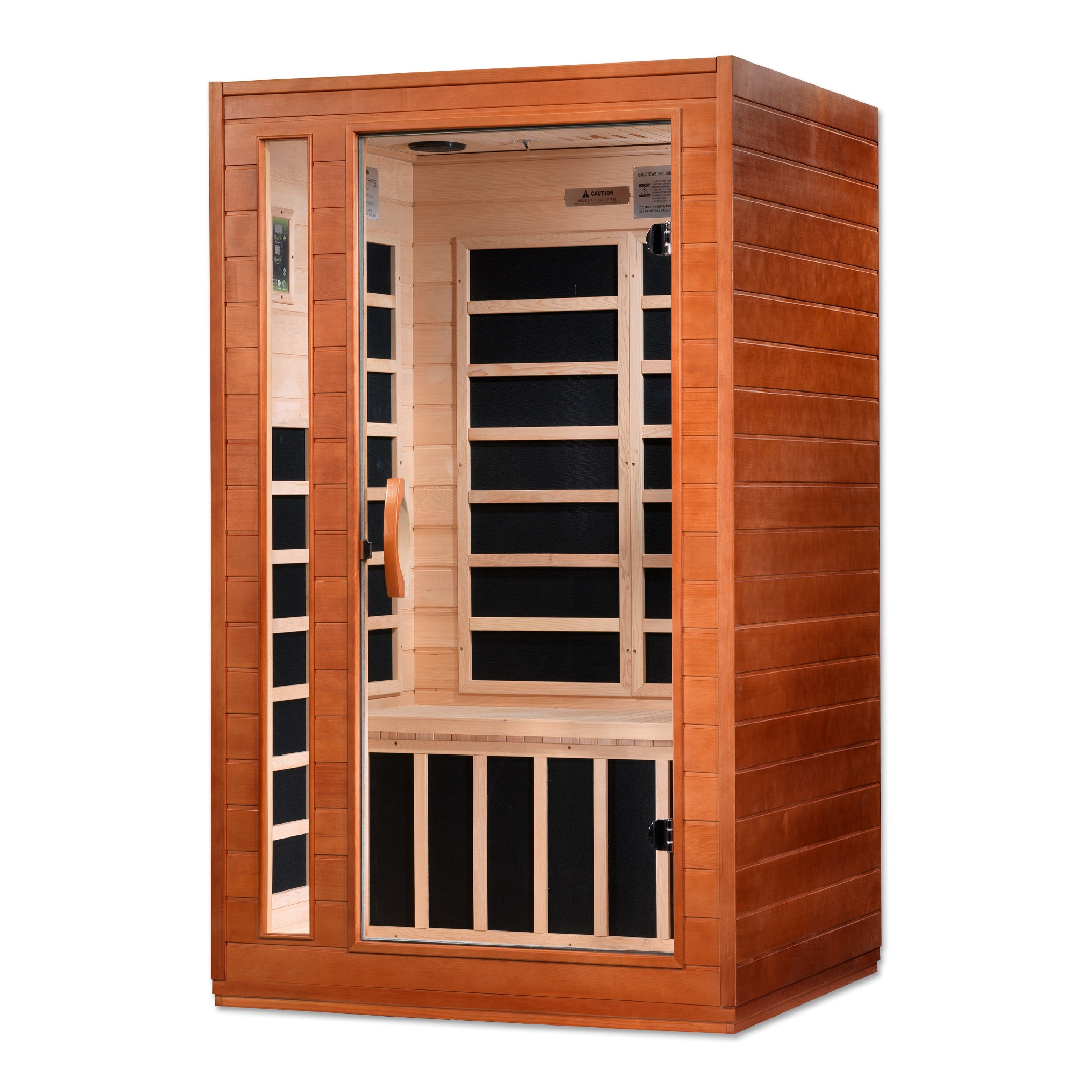 Dynamic "Cardoba Elite" FAR Infrared Sauna Ultra Low EMF with Hemlock Wood DYN-6203-01 ELITE