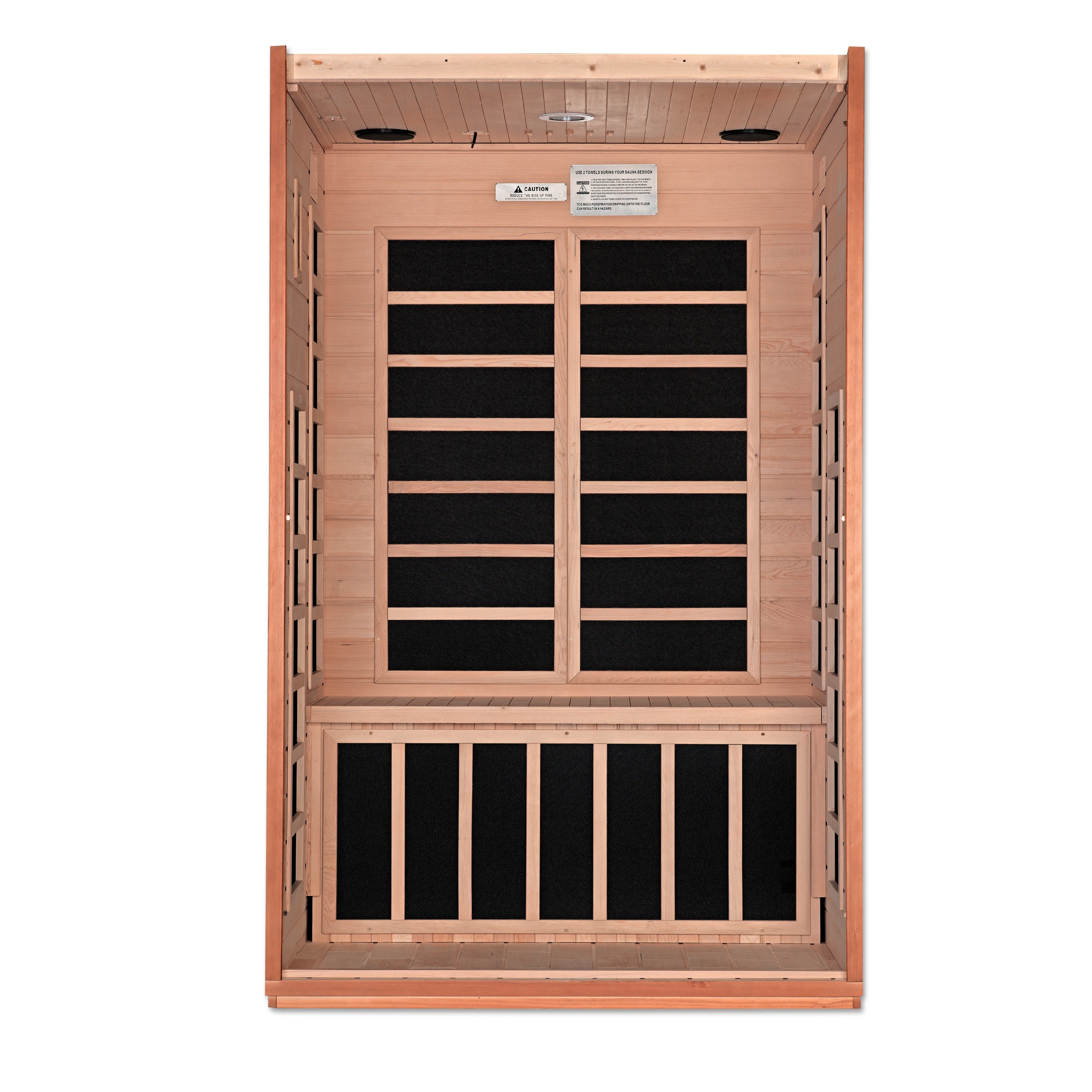 Dynamic "Cardoba Elite" FAR Infrared Sauna Ultra Low EMF with Hemlock Wood DYN-6203-01 ELITE