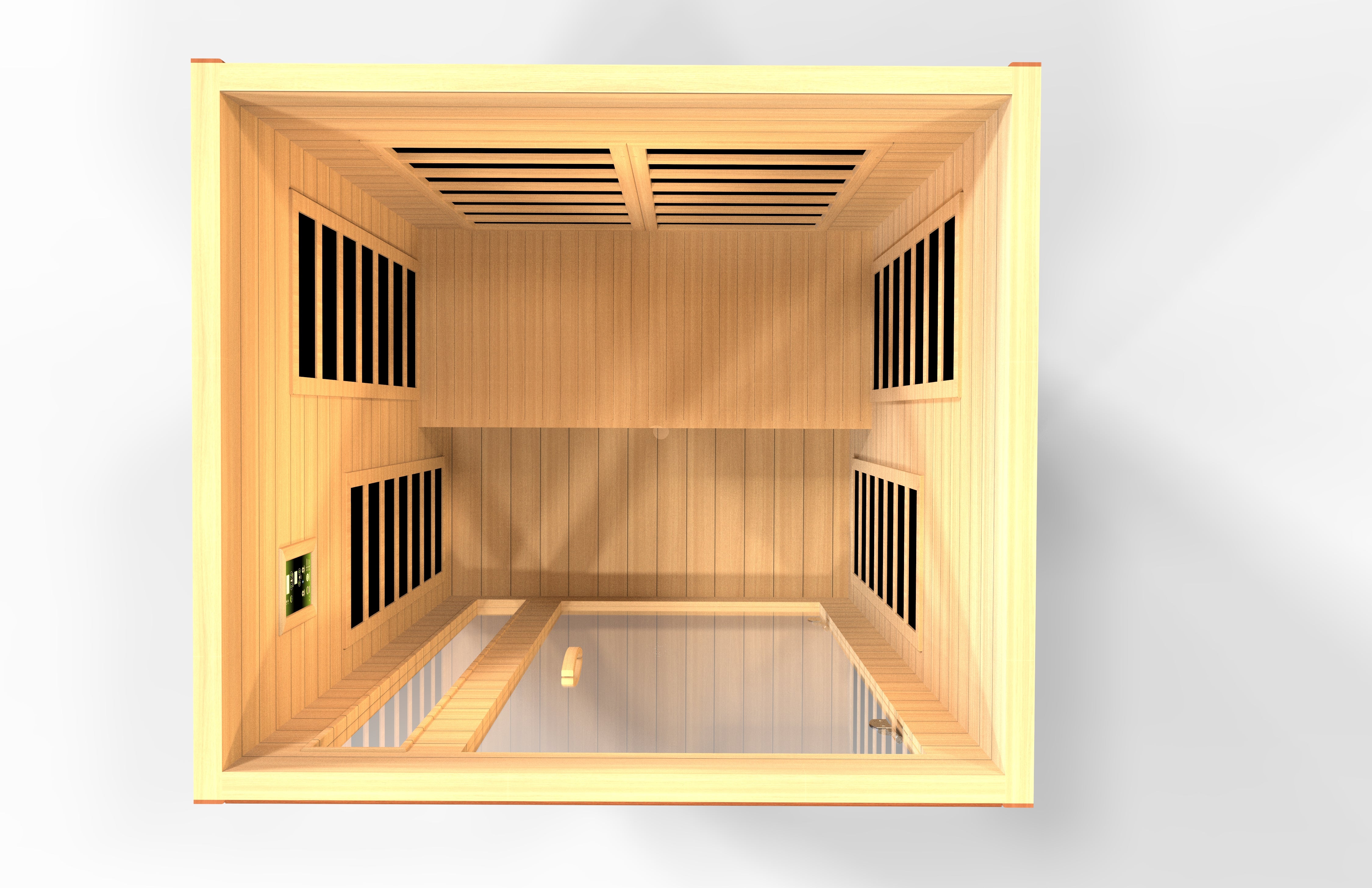 Dynamic "Cardoba Elite" FAR Infrared Sauna Ultra Low EMF with Hemlock Wood DYN-6203-01 ELITE