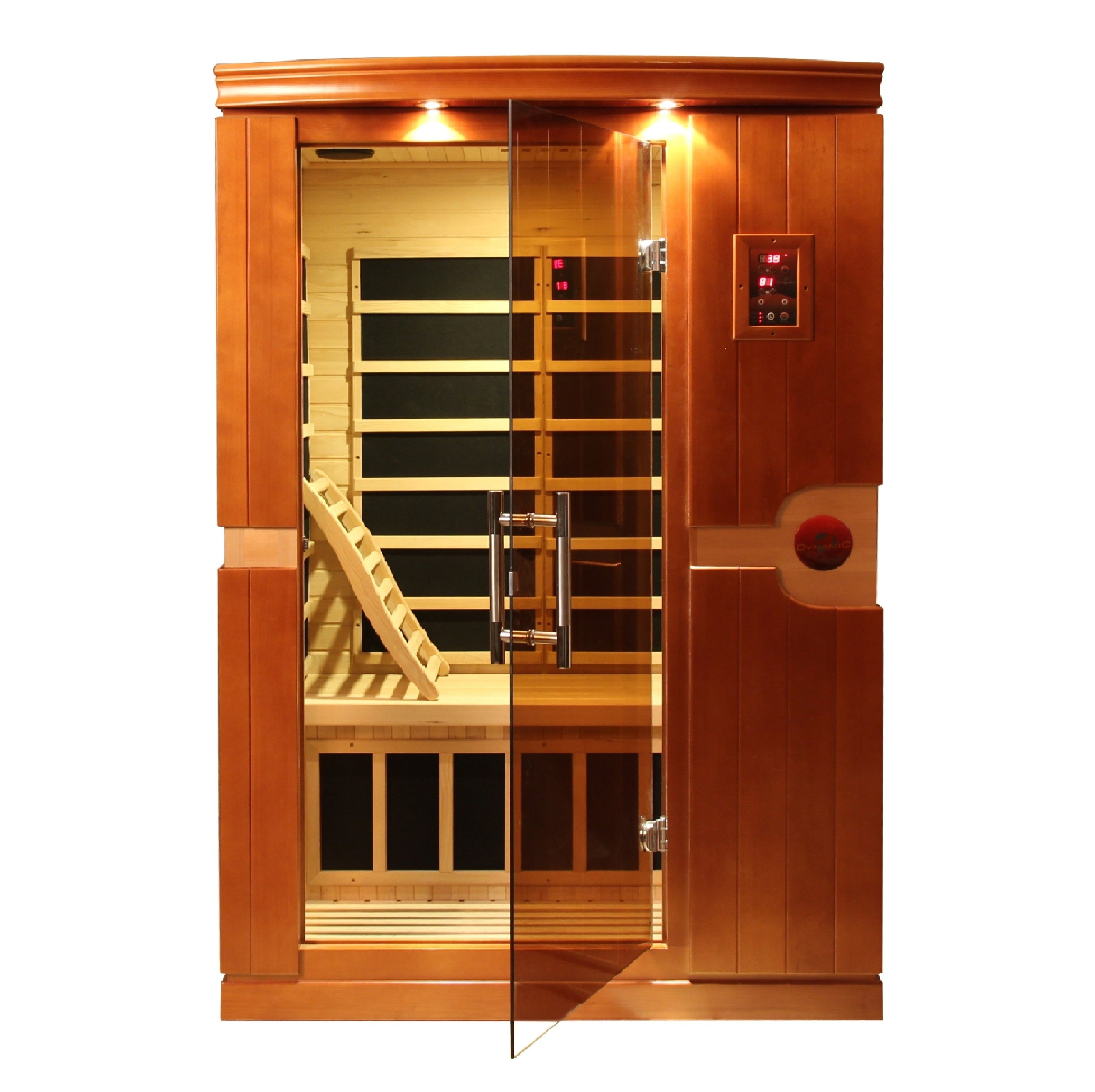 Dynamic "Venice Elite" FAR Infrared Sauna Ultra Low EMF with Hemlock Wood DYN-6210-01 ELITE