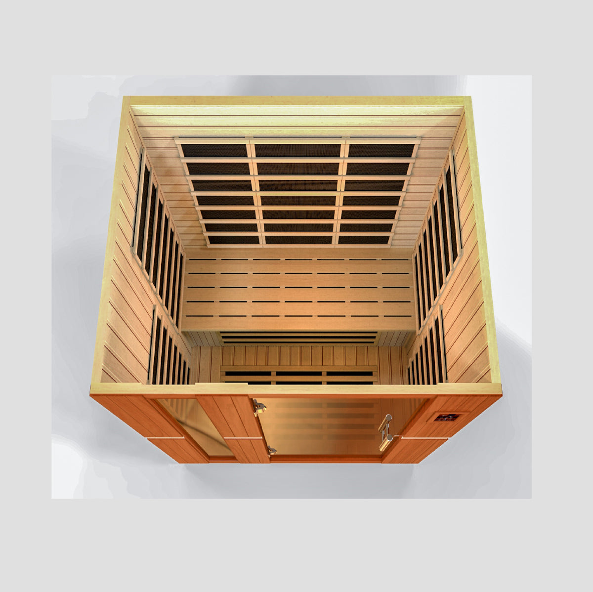 Dynamic Ultra Low EMF Infrared Sauna | 3 Person | Canadian Hemlock