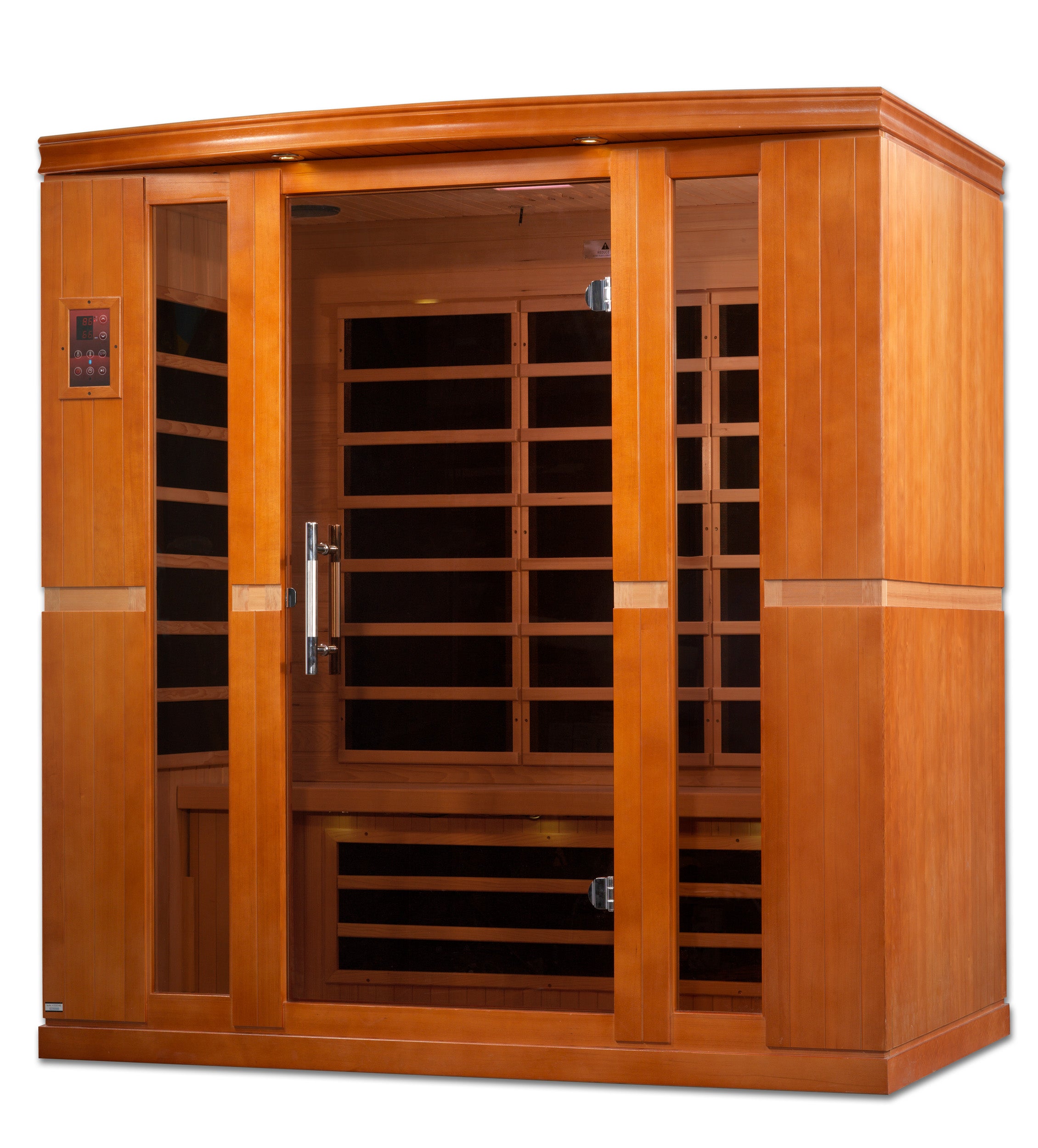 Dynamic "Bergamo Elite" Infrared Sauna Ultra Low EMF with Canadian Hemlock DYN-6440-01 ELITE