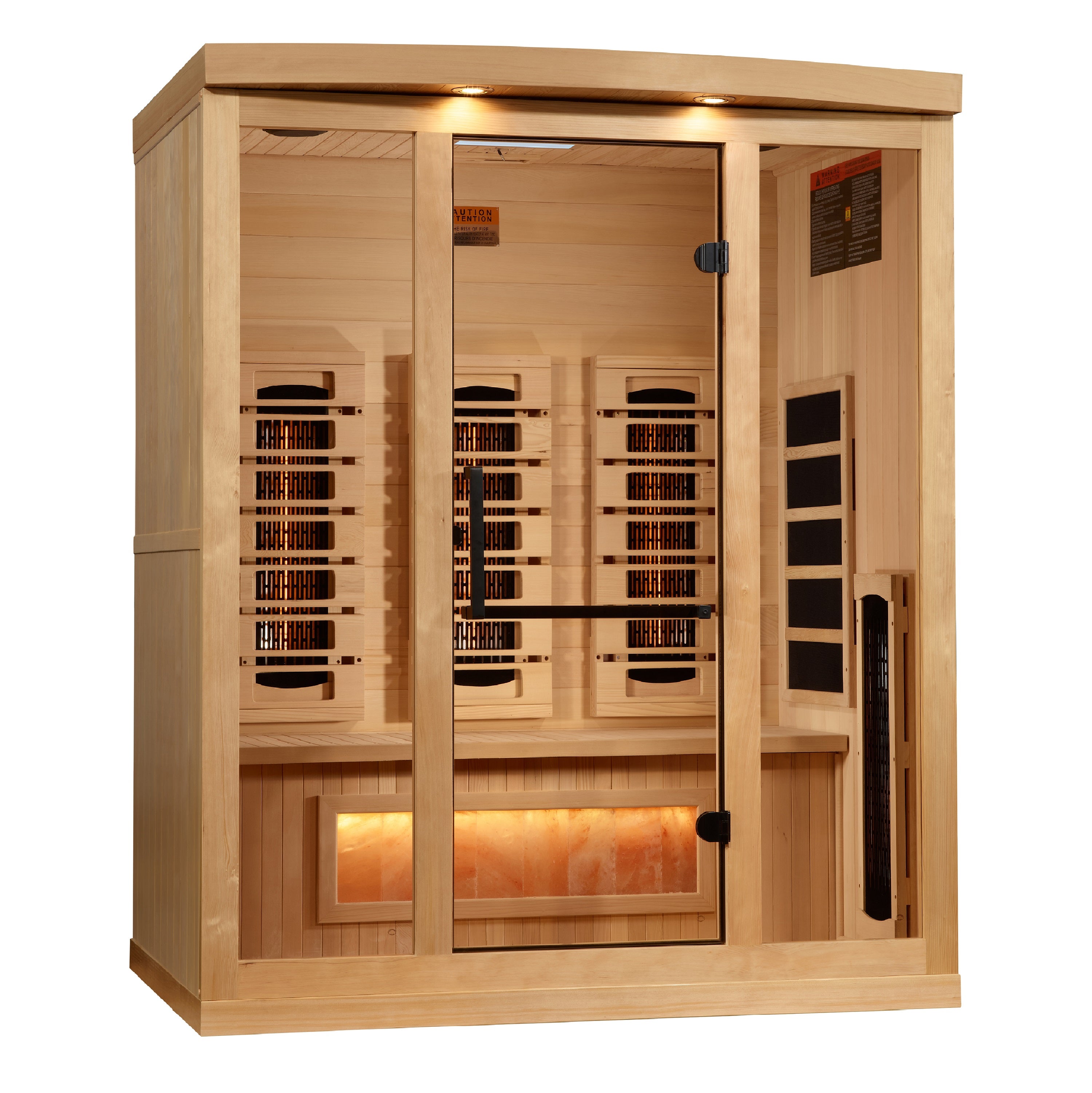Reserve Edition PureTech™ Full Spectrum (2025 model) Infrared Sauna Near Zero EMF with Himalayan Salt Bar GDI-8030-03
