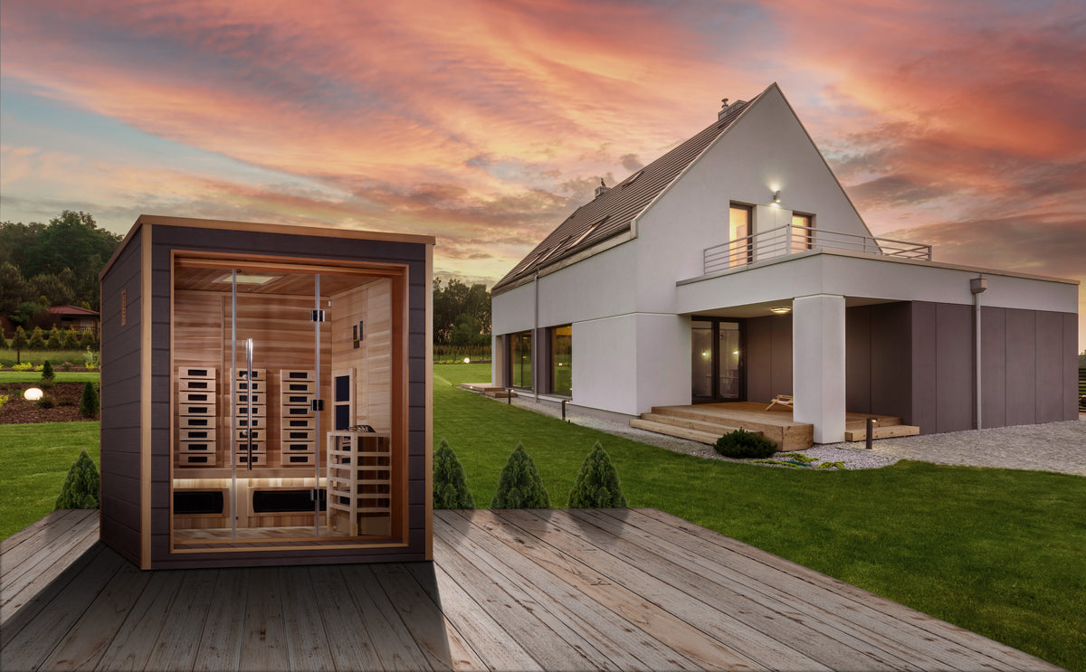 3-Person Outdoor Full Spectrum IR Sauna GDI-8223-01