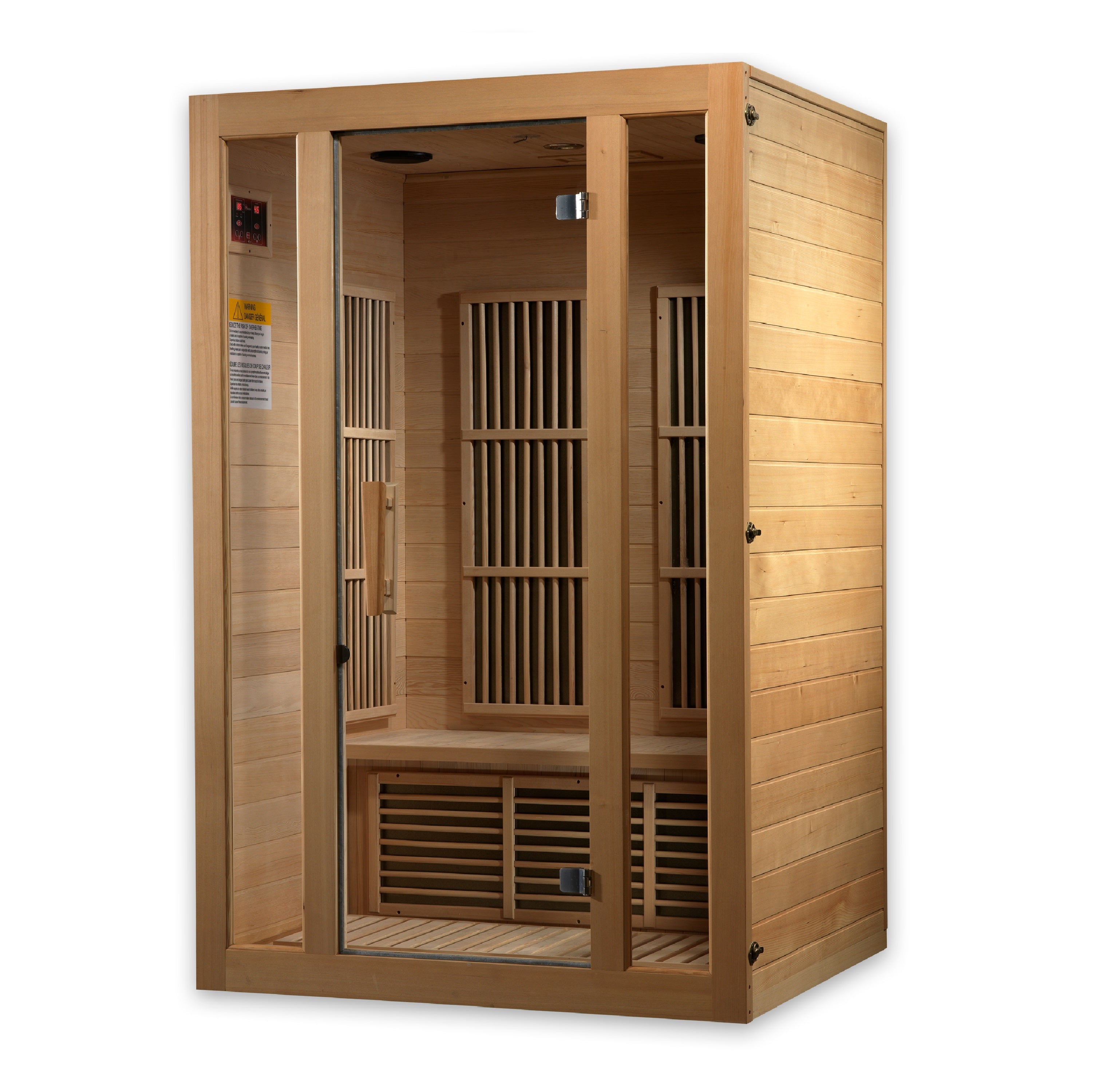 Maxxus "Seattle" FAR Infrared Sauna Low EMF with Hemlock Wood MX-J206-01